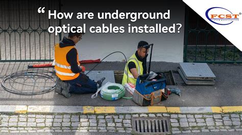 Ideas for Running Electrical and Fiber Optic From Underground 